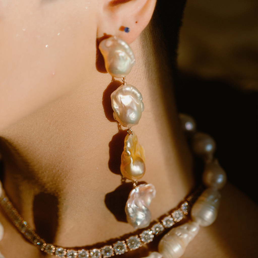 Isis Pearl Drop Earrings – Adore Adorn